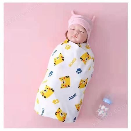 新生婴儿儿产房包单初生纯棉春秋包被虎年宝宝裹布襁褓巾抱被用品