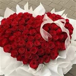 情人节鲜花批发 红玫瑰 花束供应 搭配花 配叶销售
