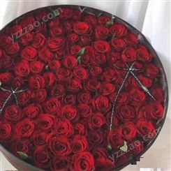 斗南七夕玫瑰花束定制 玫瑰花艺销售 包装好售卖 法国红玫瑰