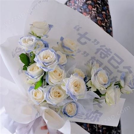 成辉 情人节鲜花包装 零售玫瑰花束 鲜花市场 同城配送