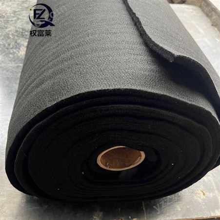 电焊***防火化碳纤维毡 黑色预氧丝纤维***隔热不织布